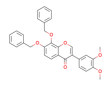 7,8-dibenzyloxy-3',4'-dimethoxyisoflavone