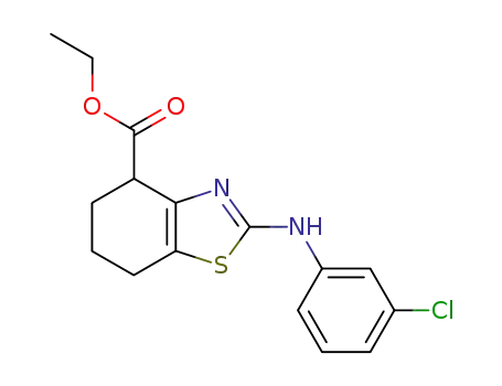 2-(3-Chloro-phenylamino)-4,5,6,7-tetrahydro-benzothiazole-4-carboxylic acid ethyl ester