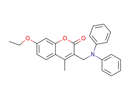 3-[(Diphenylamino)-methyl]-7-ethoxy-4-methyl-chromen-2-one