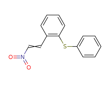 Molecular Structure of 127876-57-7 (Benzene, 1-(2-nitroethenyl)-2-(phenylthio)-)