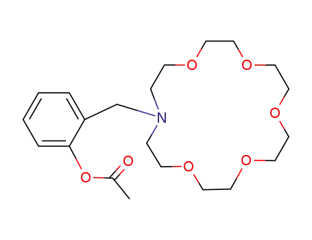 Acetic acid 2-(1,4,7,10,13-pentaoxa-16-aza-cyclooctadec-16-ylmethyl)-phenyl ester