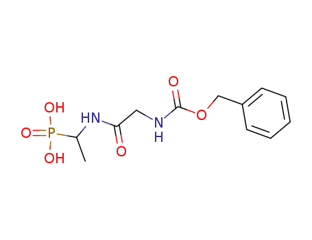 Molecular Structure of 60668-41-9 (<DL-1-<(N-carbobenzyloxyglycyl)amino>ethyl>phosphonic acid)