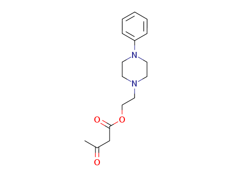 Butanoic acid, 3-oxo-, 2-(4-phenyl-1-piperazinyl)ethyl ester