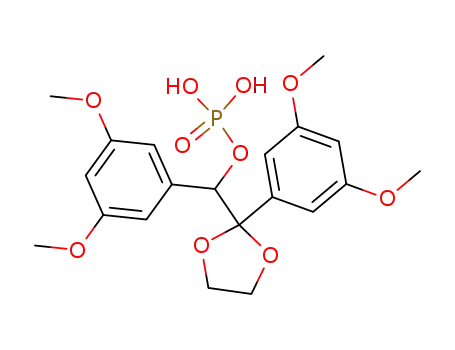Phosphoric acid mono-{(3,5-dimethoxy-phenyl)-[2-(3,5-dimethoxy-phenyl)-[1,3]dioxolan-2-yl]-methyl} ester