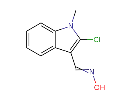 2-Chloro-1-methyl-1H-indole-3-carbaldehyde oxime
