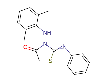 3-(2,6-Dimethyl-phenylamino)-2-[(Z)-phenylimino]-thiazolidin-4-one
