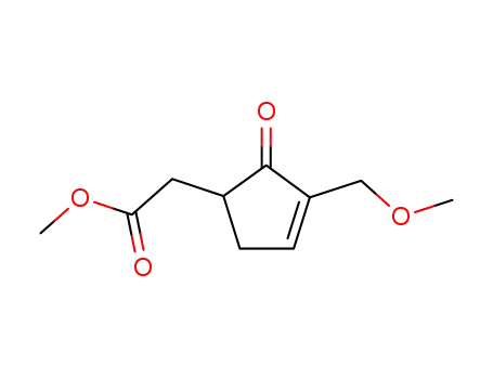 5-<(methoxycarbonyl)methyl>-2-(methoxymethyl)cyclopent-2-enone