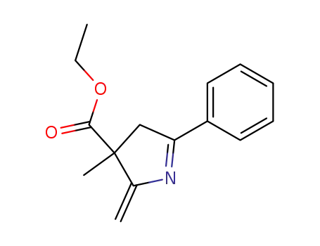 3-Methyl-2-methylene-5-phenyl-3,4-dihydro-2H-pyrrole-3-carboxylic acid ethyl ester