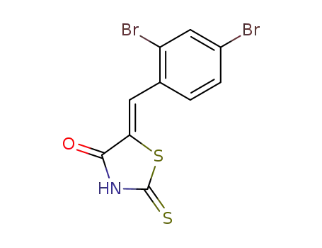 4-Thiazolidinone, 5-[(2,4-dibromophenyl)methylene]-2-thioxo-