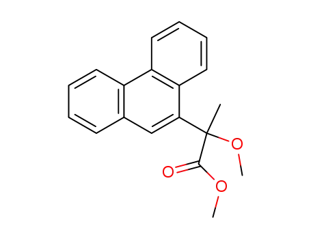 9-Phenanthreneacetic acid, a-methoxy-a-methyl-, methyl ester