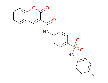coumarin-3N-(4'-(N'-p-methylphenyl)sulphonamidophenyl)carboxamide