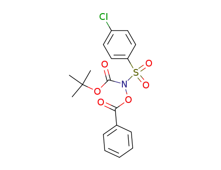(benzyloxy)<(4-chlorophenyl)sulfonyl>carbamic acid 1,1-dimethylethyl ester