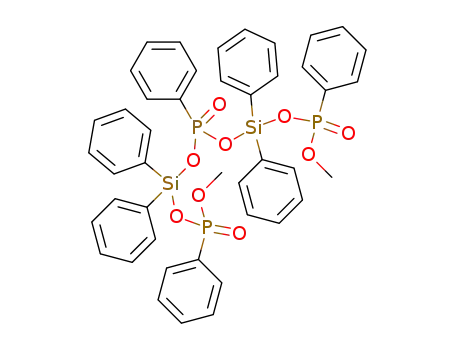 Molecular Structure of 142671-06-5 (C<sub>44</sub>H<sub>41</sub>O<sub>9</sub>P<sub>3</sub>Si<sub>2</sub>)