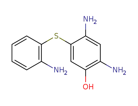 2,4-diamino-5-hydroxyphenyl 2'-aminophenyl sulfide