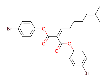 2-(6-Methyl-hept-5-enylidene)-malonic acid bis-(4-bromo-phenyl) ester