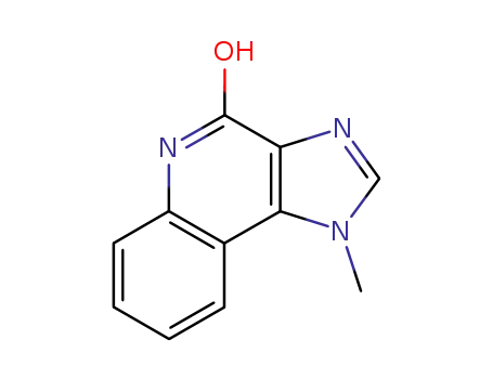 Molecular Structure of 133306-50-0 (4H-Imidazo[4,5-c]quinolin-4-one, 1,5-dihydro-1-methyl-)