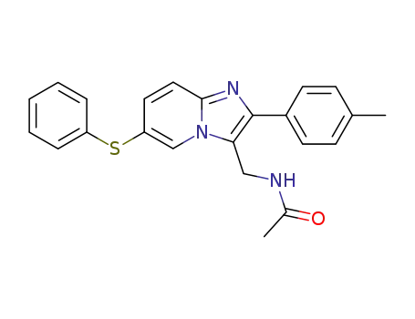 Acetamide,
N-[[2-(4-methylphenyl)-6-(phenylthio)imidazo[1,2-a]pyridin-3-yl]methyl]-