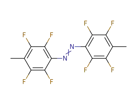 Molecular Structure of 2392-43-0 ((E)-bis(2,3,5,6-tetrafluoro-4-methylphenyl)diazene)
