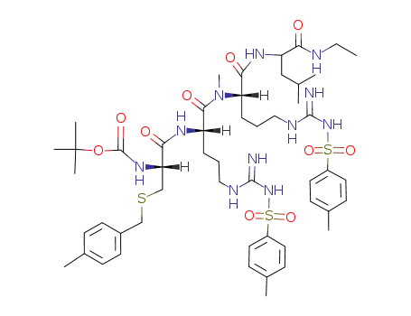 Boc-Cys(MBzl)-Arg(Tos)-MeArg(Tos)-D-Leu-NHEt