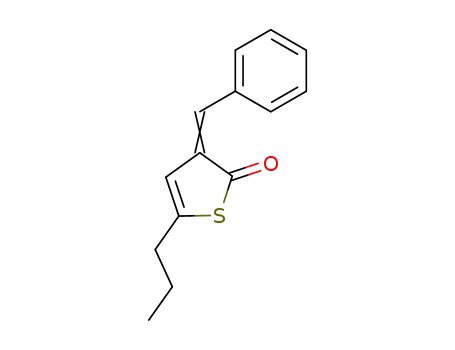 Molecular Structure of 113330-83-9 ((3E)-3-(phenylmethylidene)-5-propylthiophen-2(3H)-one)