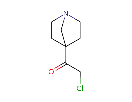 Molecular Structure of 754153-62-3 (Ethanone, 1-(1-azabicyclo[2.2.1]hept-4-yl)-2-chloro- (9CI))