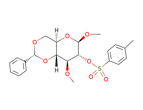 methyl 4,6-O-benzylidene-2-deoxy-3-O-methyl-2C-p-methylsulfonyl-β-D-glucopyranoside