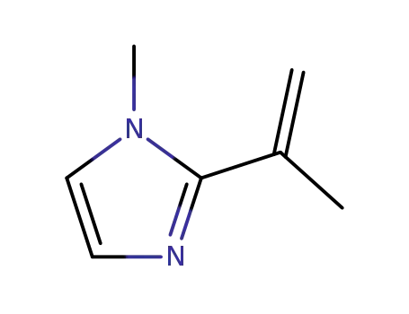 Molecular Structure of 127782-73-4 (1H-Imidazole,1-methyl-2-(1-methylethenyl)-(9CI))