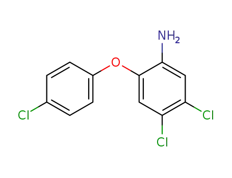 Molecular Structure of 58802-24-7 (4,5-Dichloro-2-(4-chlorophenoxy)aniline)