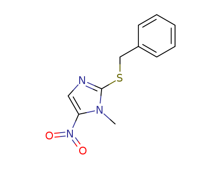 1H-Imidazole, 1-methyl-5-nitro-2-[(phenylmethyl)thio]-