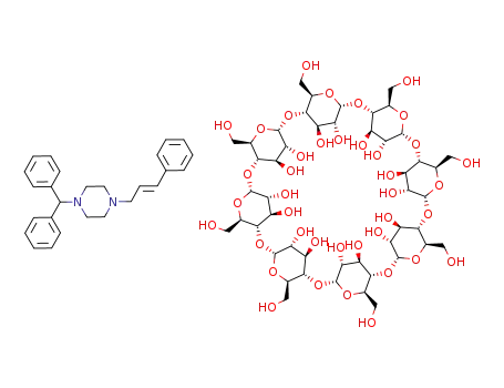 Molecular Structure of 89971-15-3 (cinnarizin * γ-cyclodextrin complex)