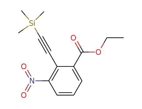 ethyl 3-nitro-2-(trimethylsilylethynyl)benzoate