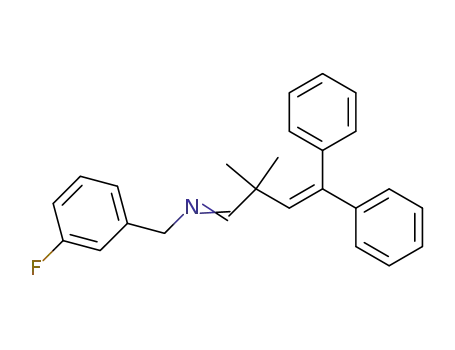 1-(m-fluorophenyl)-4,4-dimethyl-6,6-diphenyl-2-azahexa-1,4-diene