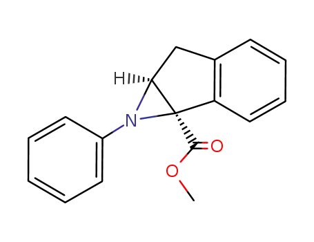 Indeno[1,2-b]azirine-1a(1H)-carboxylic acid, 6,6a-dihydro-1-phenyl-,
methyl ester