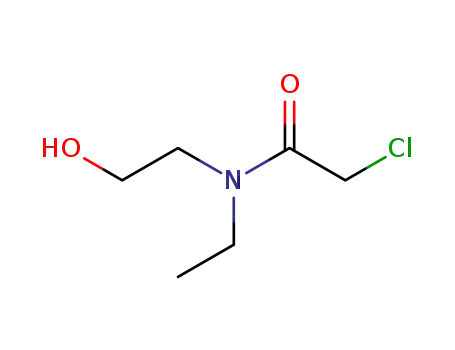 Molecular Structure of 103993-97-1 (Acetamide, 2-chloro-N-ethyl-N-(2-hydroxyethyl)-)