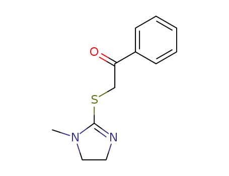Molecular Structure of 75697-81-3 (1-methyl-2-phenacylthioimidazoline)