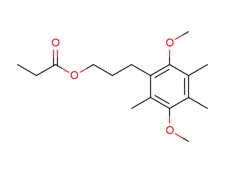 Propionic acid 3-(2,5-dimethoxy-3,4,6-trimethyl-phenyl)-propyl ester
