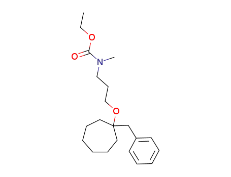 1-Benzyl-1-<3-(N-methyl-N-ethoxycarbonylamino)-propoxy>-cycloheptan