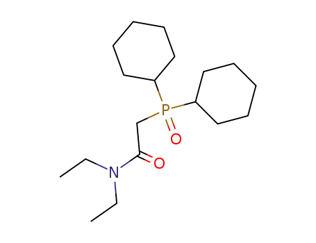 di(n-cyclohexyl)(N,N-diethylcarbamoylmethyl)phosphine oxide