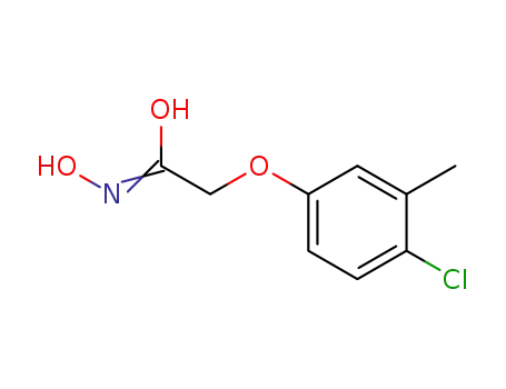 Molecular Structure of 13359-34-7 (<4-Chlor-3-methyl-phenoxy>-acetohydroxamsaeure)
