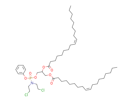 [1-[bis(2-chloroethyl)amino-phenoxy-phosphoryl]oxy-3-[(Z)-octadec-9-enoyl]oxy-propan-2-yl] octadec-9-enoate