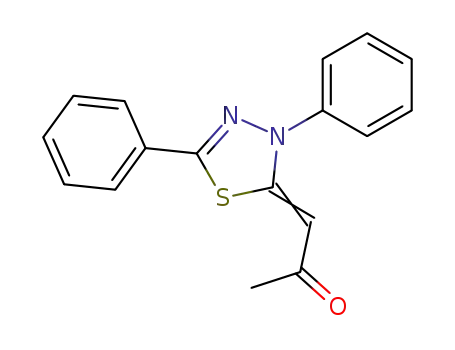 2-Propanone, 1-(3,5-diphenyl-1,3,4-thiadiazol-2(3H)-ylidene)-