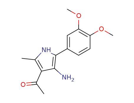 Ethanone,1-[4-amino-5-(3,4-dimethoxyphenyl)-2-methyl-1H-pyrrol-3-yl]-
