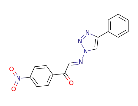 1-(N-p-nitrophenacylidene)amino-4-phenyl-1,2,3-triazole