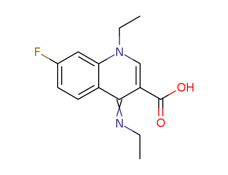 1-ethyl-4-ethylimino-7-fluoro-1,4-dihydroquinoline-3-carboxylic acid