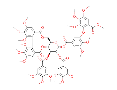 heptadeca-O-methylcoriariin B monomethyl ester
