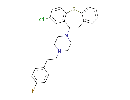 2-Chloro-11-[4-[2-(4-fluorophenyl)ethyl]piperazino]-10,11-dihydrodibenzo[b,f]thiepin