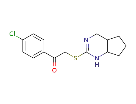 S-(p-chlorophenacyl)-2-mercapto-5,6-trimethylene-1,4,5,6-tetrahydropyrimidine