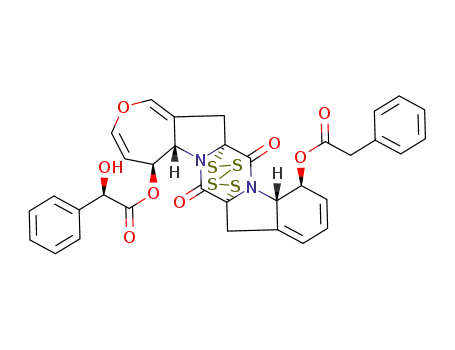 [2,13-Dioxo-16-(2-phenylacetyl)oxy-8-oxa-22,23,24,25-tetrathia-3,14-diazahexacyclo[10.9.4.01,14.03,12.04,10.015,20]pentacosa-6,9,17,19-tetraen-5-yl] 2-hydroxy-2-phenylacetate