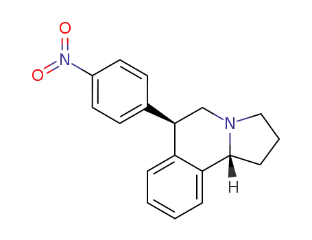 (6R,10bR)-6-(4-Nitro-phenyl)-1,2,3,5,6,10b-hexahydro-pyrrolo[2,1-a]isoquinoline