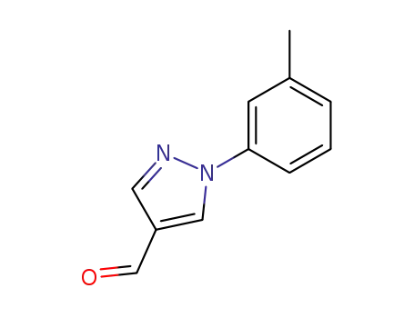 Molecular Structure of 400876-64-4 (1-(3-methylphenyl)-1H-pyrazole-4-carbaldehyde)
